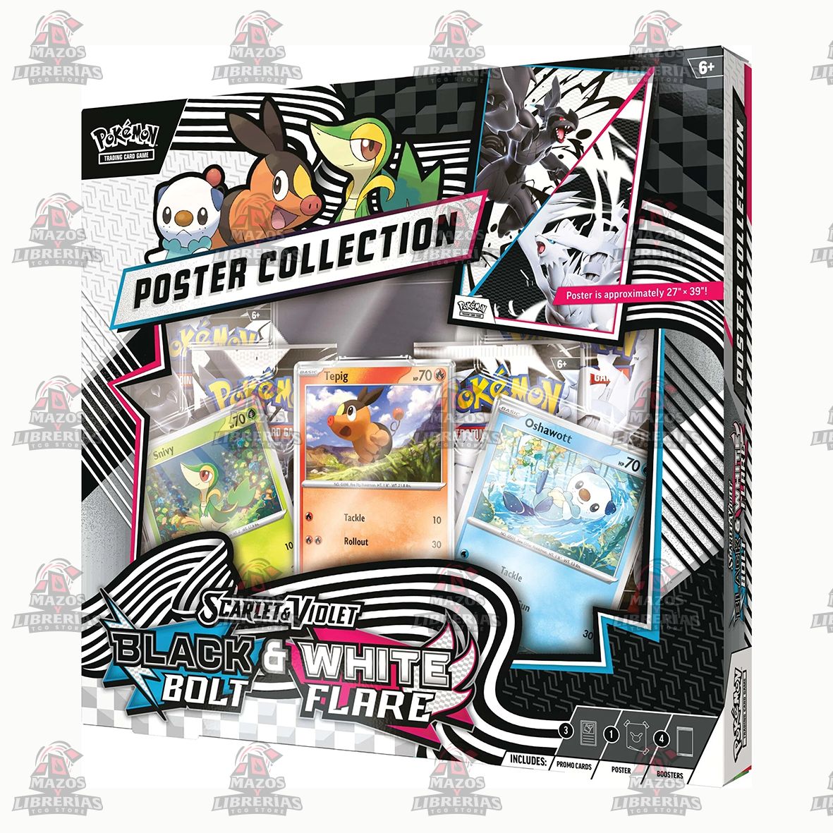 Black Bolt & White Flare | Unova Poster Collection